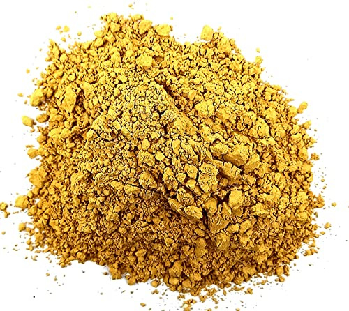 CRIGEMA - Pigment en poudre - Ocre jaune - 200 g - 100% pur - Peinture à l'huile, à la trempe, à l'encause, à la fresque (ocre jaune)