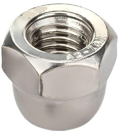 1/2/3/5/10 Uds. Tuerca de bloqueo de nailon autoblocante con inserto hexagonal estándar americano de acero inoxidable 304 4#6#8#10#1/4 5/16 3/8 1/2(5/16-18 3pcs)