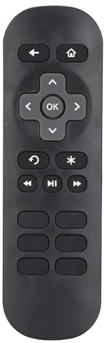 Telecomando Sostitutivo ABS Telecomando Universale TV Sostituzione TV Set-Top Box Controller Telecomando Sostituzione per Now TV Set Top Box Nero ﻿