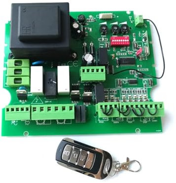 Schiebetor-Bausatz No Box Swing Gate Opener Control Board Card Plate for Update Universal Model AC 220V Circuit Board Replacement Control Board Elektrischer Toröffner-Bausatz(1 UK)