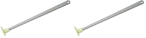 FACKELMANN 33012 Glasauskratzer, Silikon, ABS, lichtgrau/mintgrün (Packung mit 2)
