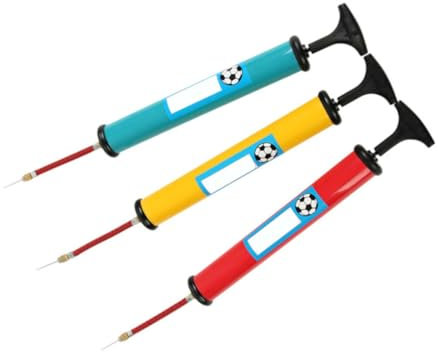 PAMINGONO Sports Pump Pin Needle Inflator Hand Air Pump for Basketball Football Inflatables Pvc Material Random