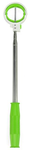 WAZUBC Golf Ball Retriever, Telescopic Golf Ball Retriever Telescopic Scoop Saver Locking Stainless Steel Shaft Pick Up Tool Golf Ball Putter Grabber Claw Sucker Tool