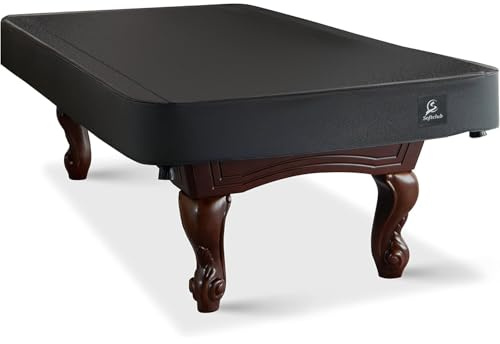 Softclub Funda resistente para mesa de billar, impermeable, resistente al desgarro, para mesa de billar, 8 pies, color negro