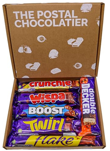 Dairy Milk Chocolate Hamper Gift Box | Letterbox Friendly Chocolate Gift | Premium Selection Chocolates | Birthday, Thank You, Congratulations & Celebration Gift for Him or Her