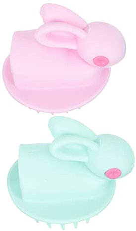OFFIGAM 2pcs Shampoo Brush Scalp Brush Soft Boy Girl Hair Cleaning for Scalp Care Massage