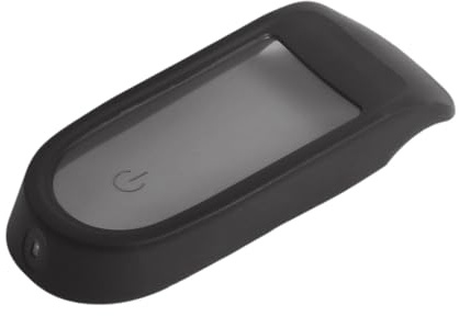 perfk Funda Protectora Impermeable de Silicona para salpicadero de Patinete eléctrico para, Negro