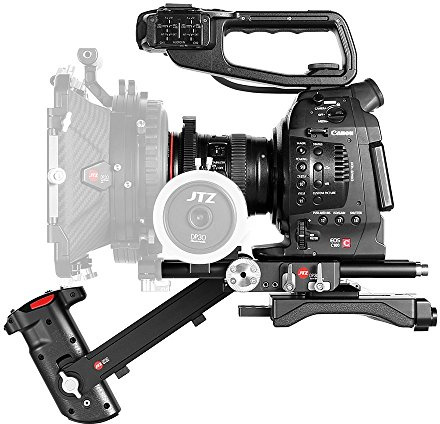 JTZ DP30 Camera Baseplate Shoulder Support Handle Rig 15mm Rod KIT For Canon EOS C100 C300 C500 Mark II