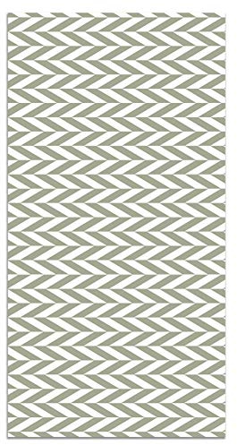 Panorama Alfombra Vinílica - Modelo Espigas Verde 160x230 cm - Varios tamaños - Decoración Hogar, Cocina y Salón