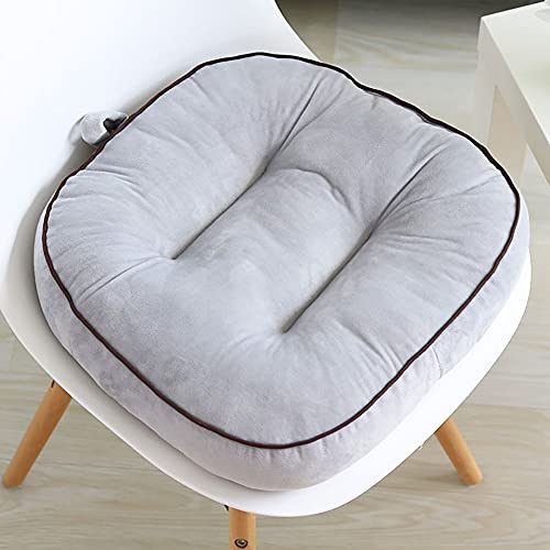 HUALEMEI Thicken Booster Seat Cushion,Super Soft Breathable Chair Cushion Lumbar Support Pillow Seat Pad for Car Office Home Use-C 42x38cm(17x15inch)