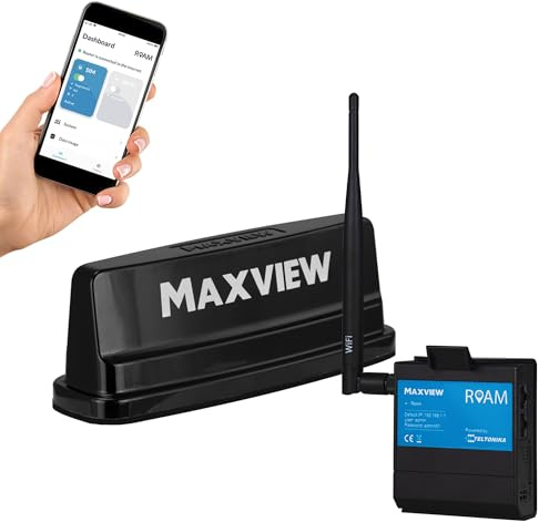 Maxview MXL056/B Roam Campervan WiFi System | Antenne 5G Ready - schwarz