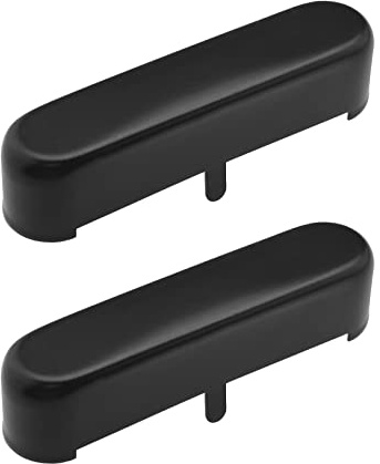 Create idea 2 STÜCKE Gitarrenhals Pickup Abdeckung, Kompatibel mit TL Tele Telecaster Stil E-Gitarren Ersatzzubehör, Metall, Schwarz