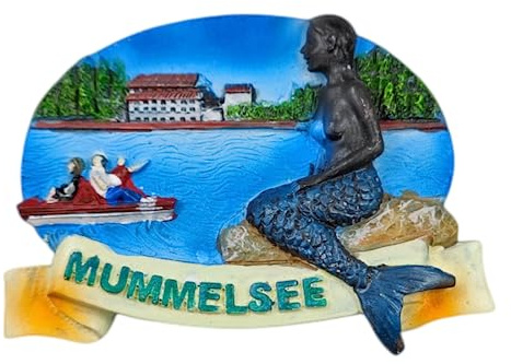 Mummel See Schwarzwald Deutschland Kühlschrank Magnet 3D Reise Souvenir Kühlschrank Dekoration Magnetaufkleber Handbemalt Handwerk