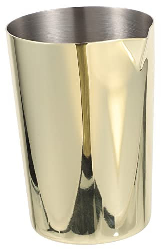 OUNONA Edelstahl Cocktail Mixglas Mixbecher Rührglas Rostfrei für Riegel Zuhause Professionelles Cocktailshaker Zubehör