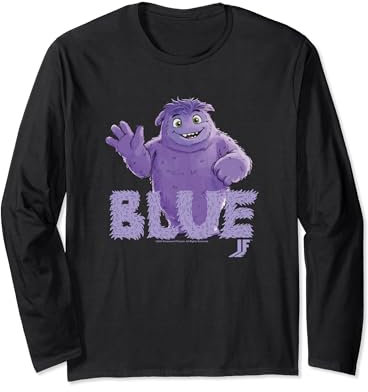 IF Movie Imaginary Friends Blue Waving Manche Longue