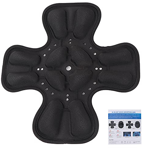 Motorrad-Helmpolster, Universelles Helmpolster-Set, 360°-Kopfschutz, 3D-Lufttaschen-Stoßdämpfung (A)