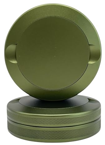 Syn Tin 3.0 | Metal Container for Zyn, Premium Aluminum Can & Rugged Pouch Holder | Extra Capacity, Knurled Grip & Used Pouch Storage | EDC (Military Green)