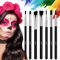 Set Pinceaux Maquillage,7 Pièces Professionnels en Poils Synthétiques Pinceau pour Maquillage de Carnaval Enfants Halloween Théâtre Set de Pinceaux