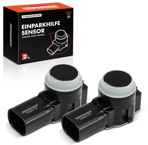 Frankberg 2 sensores de estacionamiento PDC delanteros traseros | Compatible con: 308 SW II L4 LC LJ LR LX, Caja Experto V, 208 I CA CC, 308 II L3 LB LH LP LW, Proace Kasten MDZ
