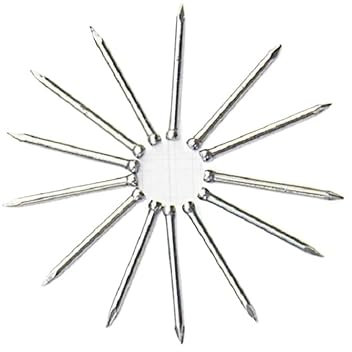 Clavos para madera Clavos pequeños, 100 clavos sin cabeza de acero puro. Clavos de acero especiales(3.8 Cm Long)