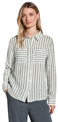 Street One A345406 Camicia a Righe, Garden Green, 44 Donna