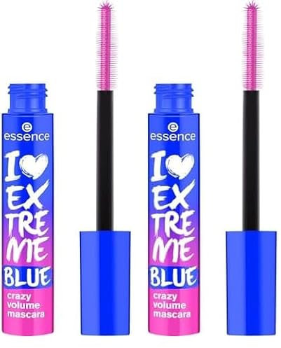 Essence - Mascara I Love Extreme Bleu Volume Crazy (Lot de 2)