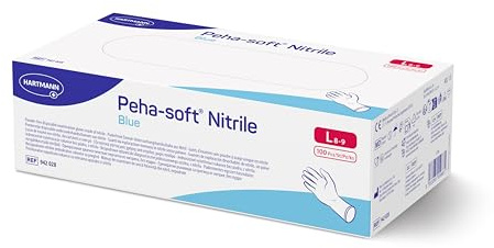 Peha-soft nitrile blue Einmalhandschuhe, latex- & puderfrei, Gr. L, 100 St.
