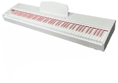 Elektroniskt Piano 88 Tangenters Digitalpiano Elektroniskt Orgel Professionellt Starkt Keyboard Lätt Att Spela På(Pink Key)