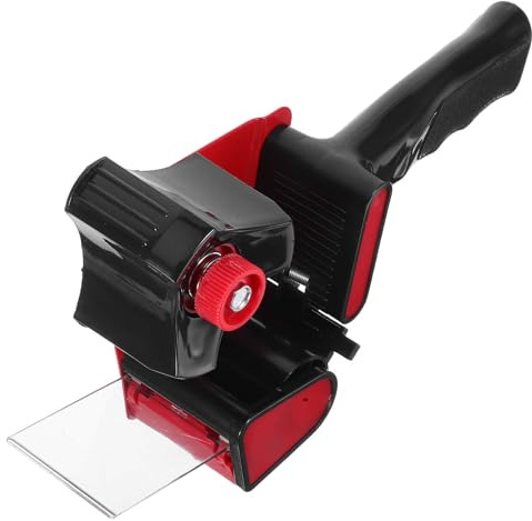 PRETYZOOM 48mm Handheld Packing Tape Dispenser with Handle Shipping Tape Cutter for Carton Sealing Packaging Machine for Office Warehouse and Retail Use