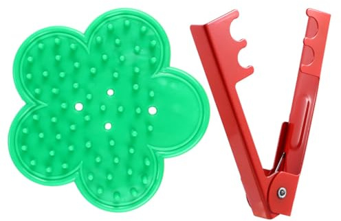 Holibanna Outil pour Enlever Épines et Feuilles de Rosiers en Métal avec Ressort de Rappel, pour Bouquets DIY et Boutiques de Fleurs Couleur Aléatoire