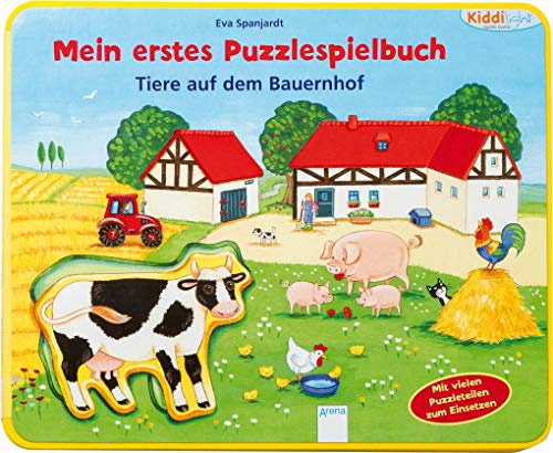 Mein erstes Puzzlespielbuch. Tiere auf dem Bauernhof: Kiddilight: