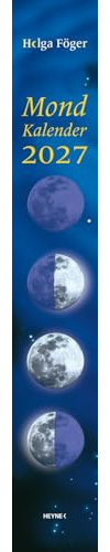 Mondkalender 2027: Schlank und elegant – Der exquisite Wand-Streifenkalender 11,0 x 70,0 cm