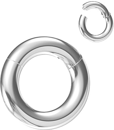 NewkeepsR 316L Edelstahl Hinged Segmentring Augenbraue Conch Daith Helix Lippe Nase Ohr Rook Septum Clicker Ringe