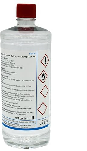 Ethanol Ethyl - denatured Alcohol 96% 1L - 2L - 6L (6 litre)