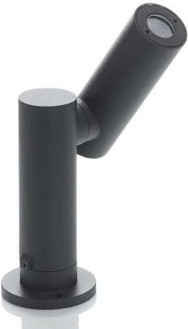 Lucande LED Außenleuchte Narea (Modern) in Alu aus Aluminium (1 flammig,) - Wegeleuchte Pollerleuchte Wegelampe Sockelleuchte