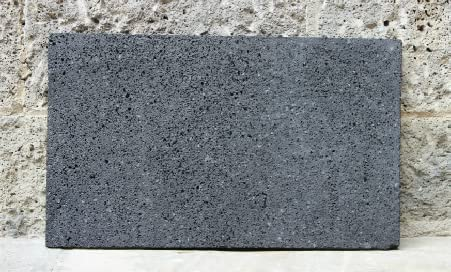 Vulkanstein-Kochfliesen, flache Oberfläche ohne Rillen, 20,3 x 30,5 cm, Lava-Kochstein, Pizza, Fleisch, Meeresfrüchte und Gemüse. Outdoor-Steakgrill. Camping-Grillnetz, Backform, Grill