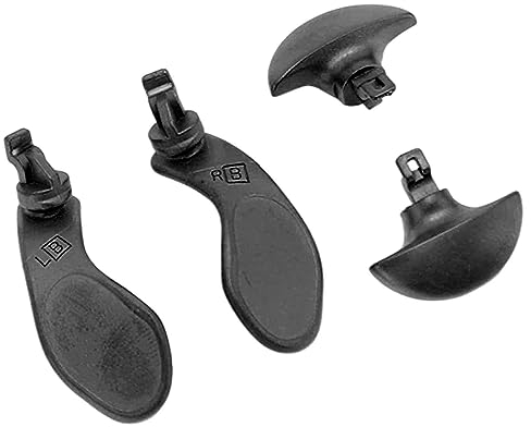 Paletas Traseras para Controlador Edge, Botones Traseros Metálicos, Cerraduras de Gatillo, Pieza de Repuesto (Negro)
