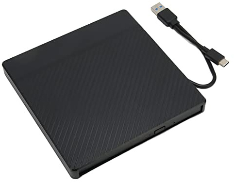 Lecteur de DVD Externe, Graveur de CD-ROM, Matériau ABS, Transfert de 5 Gbit/s pour Le Bureau