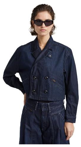 G-Star RAW Cropped Peacoat jacka, Blå, S