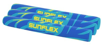 Sunflex® Tauchstäbe Flames Bluefire | Tauchspielzeug für Pool und Schwimmbad | Stehen perfekt senkrecht im Wasser | sehr weich | langlebig & für Jede Altersgruppe