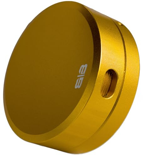 Baldursbreeze Premium Aluminium auslaufsicherer Dosierer und Dose mit einstellbarer Dosiergröße, Spender, Dispenser (Champagne)