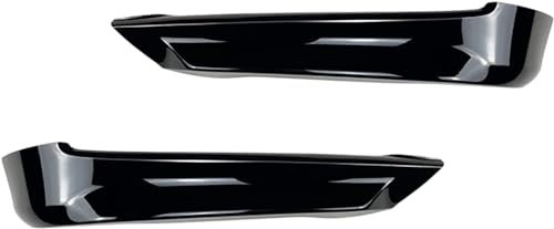 MSMDG Auto Frontspoiler Lippe für BMW 3 Ser E90 E91 320i 330i 2005-2008 Kratzfest Kollisionssicher Lippenspoiler Frontstoßstangenlippe,A/Black