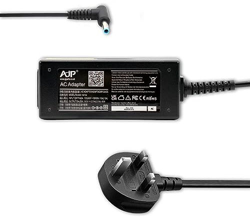 AJP 45W Laptop Charger for HP Stream 11 13 14 HP Spectre X360, Compatible with HP 45W Elitebook Folio Spectre Ultrabook, Pavilion 11 13 14 15 17, HP 250 G7 G6/255 G7 741727-001 Power Adapter