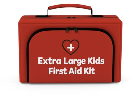 Family First Aid & CPR Kit - Emergency Medical Kit for the Entire Family, Child, Kids, and Youth. Perfect for Camping, Travel, Car, Hiking, Sports, Outdoor, and Home - First Aid Guide Life Safety Pro