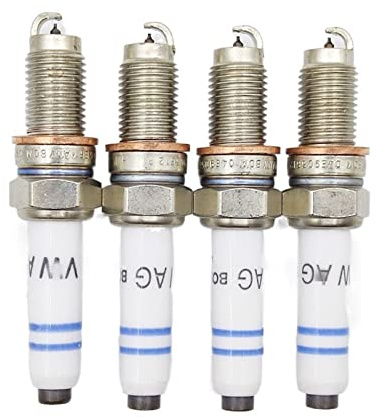 Zündkerzen 4 Stück Neue Zündkerze OEM 04E905602 04E905601 Kompatibel mit AU/DI - A1 A3 Q3 Q2L Kompatibel mit VW Golf MII Kompatibel mit Superb Kompatibel mit Citigo Kompatibel mit Octavia Kompatibel