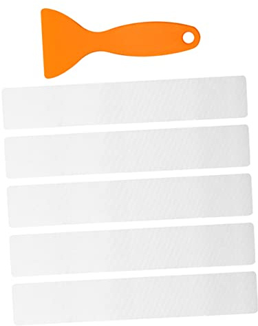 IMIKEYA 5pcs antiscivolo antiscivolo scale antiscivolo antiscivolo antiscivolo scale scale vasca da bagno antiscivolo antiscivolo pavimento doccia striscia di rotolamento bagno adesivo