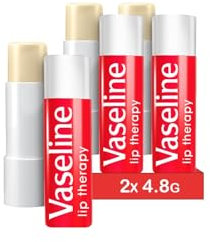 Vaseline Lip Therapy Rosy | Balsamo labbra colorato con olio di mandorle e olio di rosa (Rosy (2 Pezzo))