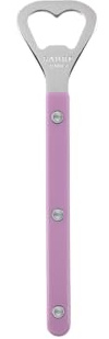 SABRE PARIS - Flaschenöffner 20cm - Bistrot - Perfekt zum Öffnen von Bierflaschen - Edelstahl & Nylon - Spülmaschinenfest - Rosa
