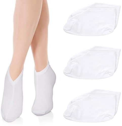 3 paires de chaussettes hydratantes pour les pieds, lotion en coton, masque pour pieds, chaussettes absorbantes de spa, soins secs, cosmétiques pour femmes