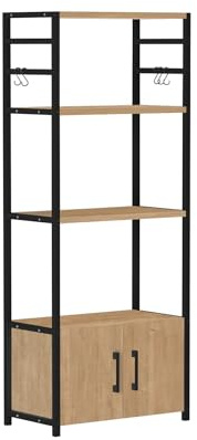 HOGAR24 ES - Mueble estanteria de Estilo Industrial, estación de café o/y té o microondas, con Unas Medidas de 138x56x30 cm